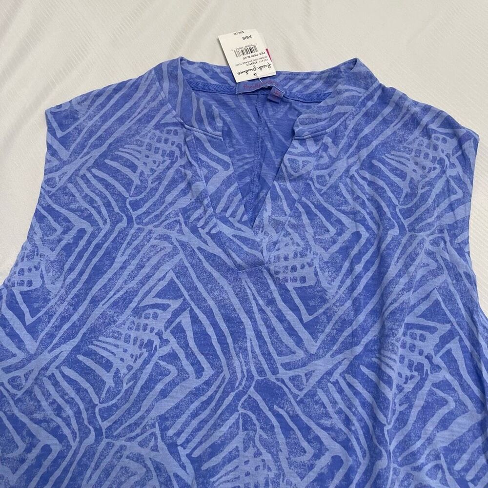 NWT Fresh Produce Peri Blue Tunic Top Size XS/S New - Picture 2 of 5